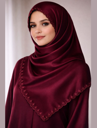 Turkish Satin Embroidery Shawl
