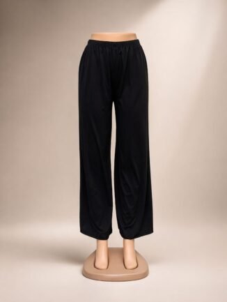 Rib Plazo Pants